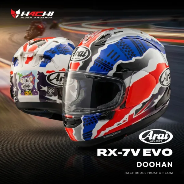หมวกกันน็อคเต็มใบ ARAI RX-7V EVO - Doohan
