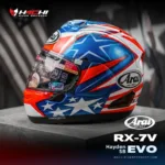 หมวกกันน็อคเต็มใบ ARAI RX-7V EVO - Hayden SB