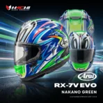 ARAI RX 7V EVO Nakano Green