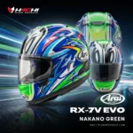 ARAI RX 7V EVO Nakano Green