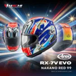 ARAI RX-7V EVO - Nakano Red 99