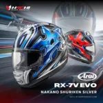 ARAI RX-7V EVO - Nakano Shuriken Silver