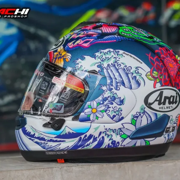 ARAI RX-7V EVO - Oriental Flat Blue