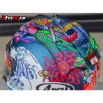 ARAI RX-7V EVO - Oriental Flat Blue - Image 3