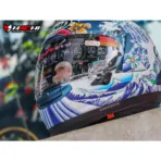 ARAI RX-7V EVO - Oriental Flat Blue - Image 8