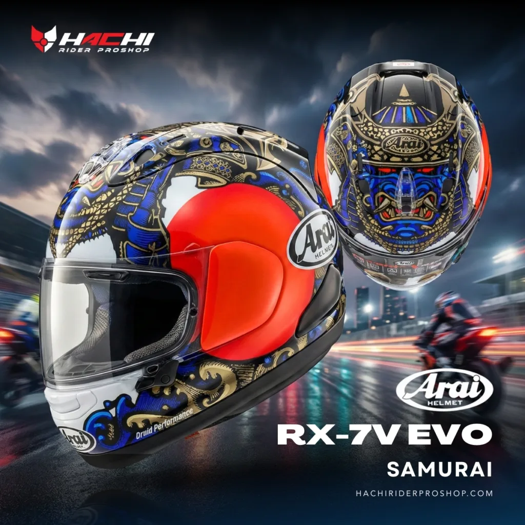 หมวกกันน็อคเต็มใบ ARAI RX-7V EVO - Samurai