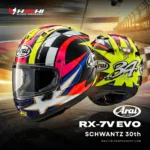 หมวกกันน็อคเต็มใบ ARAI RX-7V EVO - Schwantz 30th
