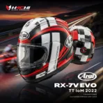 หมวกกันน็อคเต็มใบ ARAI RX 7V EVO TT IoM 2022