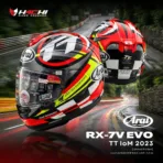 หมวกกันน็อคเต็มใบ ARAI RX-7V EVO - TT IoM 2023