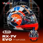 หมวกกันน็อคเต็มใบ ARAI RX-7V EVO - TT IoM 2025