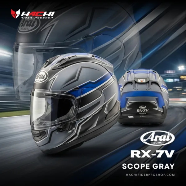 หมวกกันน็อคเต็มใบ ARAI RX-7V - Scope Gray Cover