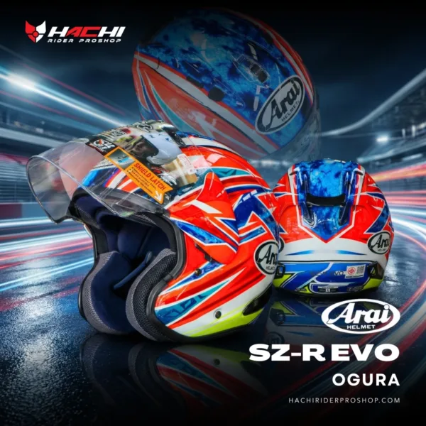 หมวกกันน็อคครึ่งใบ ARAI SZ-R EVO - Ogura