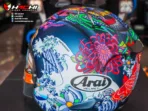 ARAI SZ-R EVO - Oriental Flat Blue - Image 8