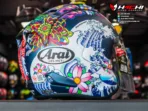ARAI SZ-R EVO - Oriental Flat Blue - Image 7