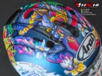 ARAI SZ-R EVO - Oriental Flat Blue - Image 6