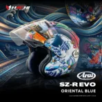 ARAI SZ R EVO Oriental Flat Blue