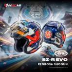 หมวกกันน็อคครึ่งใบ ARAI SZ-R EVO - Pedrosa Shogun Cover