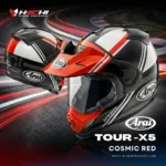 หมวกกันน็อคทัวร์ริ่ง ARAI TOUR-X5 - Cosmic Red