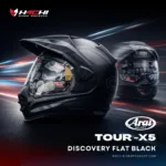 หมวกกันน็อคทัวร์ริ่ง ARAI TOUR-X5 - Discovery Flat Black Cover