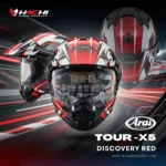 หมวกกันน็อคทัวร์ริ่ง ARAI TOUR-X5 - Discovery Red