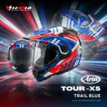 หมวกกันน็อคทัวร์ริ่ง ARAI TOUR-X5 - Trail Blue Cover