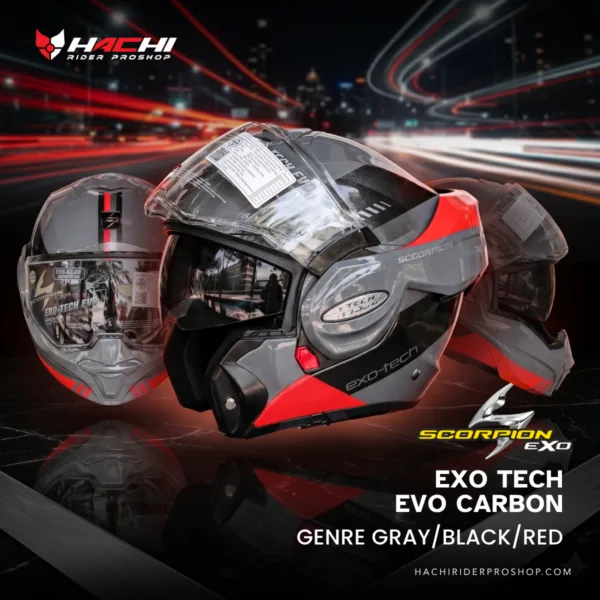 SCORPION EXO TECH EVO Genre GrayBlackRed