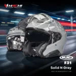 หมวกกันน็อคครึ่งใบ HJC F31 - Solid N Gray