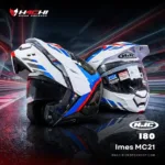 หมวกกันน็อคยกคาง HJC I80 - Imes MC21