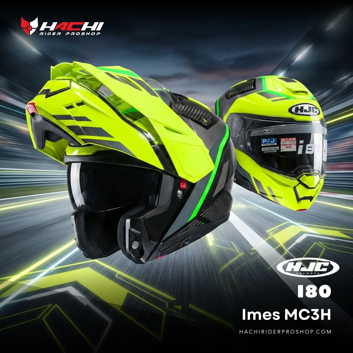 หมวกกันน็อคยกคาง HJC I80 - Imes MC3H