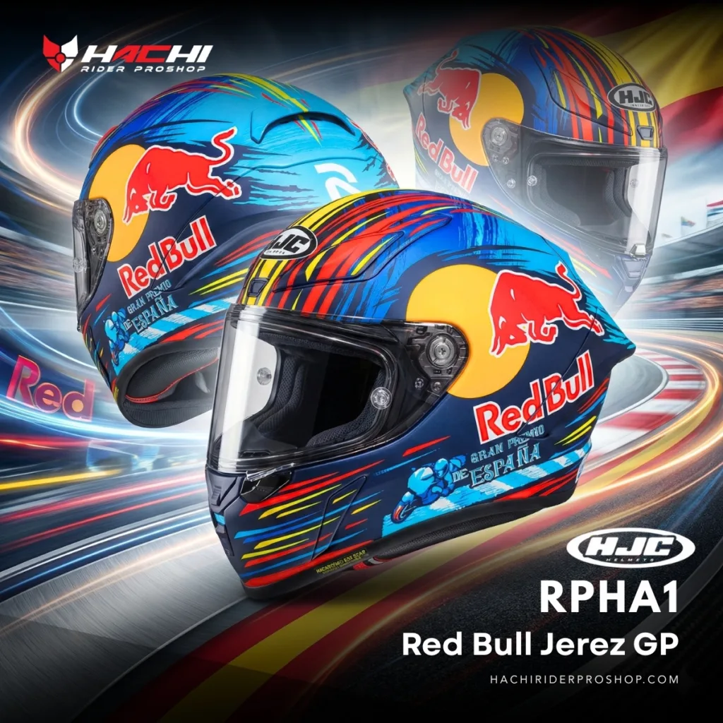 หมวกกันน็อค HJC RPHA1 - Red Bull Jerez GP
