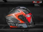 KYT NFJ -  Attitude Matt Anthracite Red Replica - Image 2