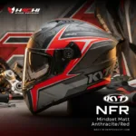 หมวกกันน็อคเต็มใบ KYT NFR - Mindset Matt Anthracite/Red