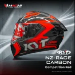 หมวกกันน็อคเต็มใบ KYT NZ RACE CARBON - Competition Red