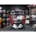 KYT STRIKER - #01 Black/Red - Image 2