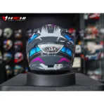 KYT STRIKER - #01 Gray/Blue - Image 5