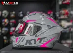 KYT STRIKER - Asphalt Gray/Fuxia