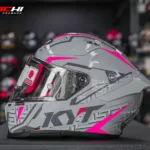 KYT STRIKER - Asphalt Gray/Fuxia