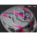KYT STRIKER - Asphalt Gray/Fuxia - Image 2