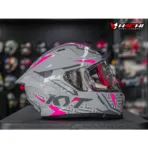 KYT STRIKER - Asphalt Gray/Fuxia - Image 4