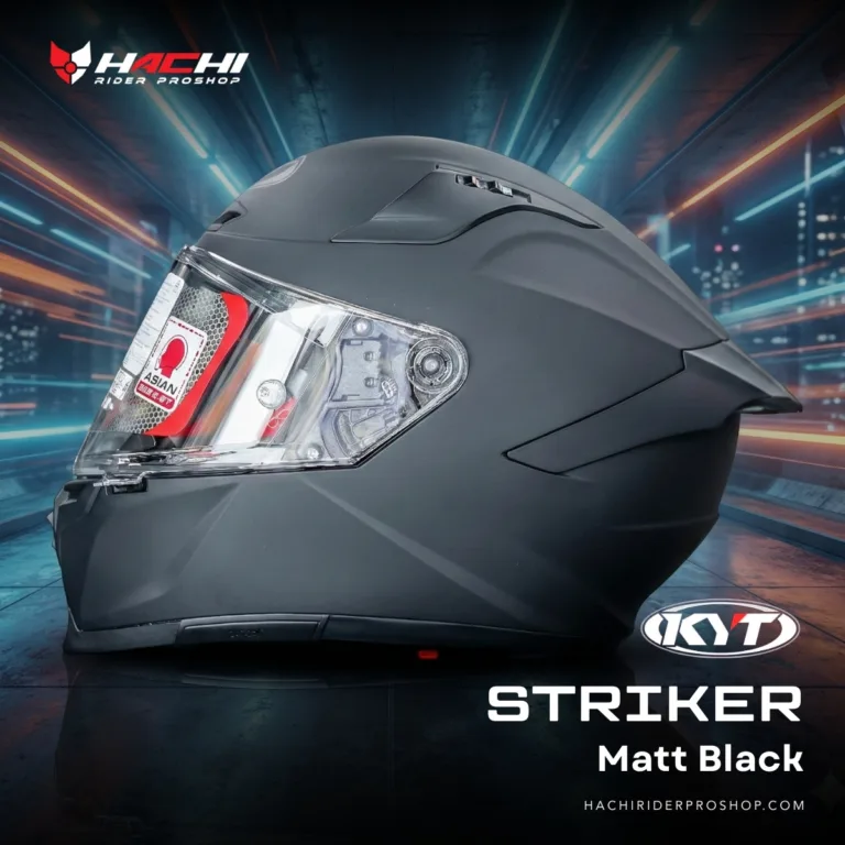 หมวกกันน็อคเต็มใบ KYT STRIKER - Matt Black