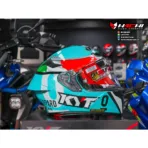 KYT TT REVO - Leopard Tricolore Replica - Image 3