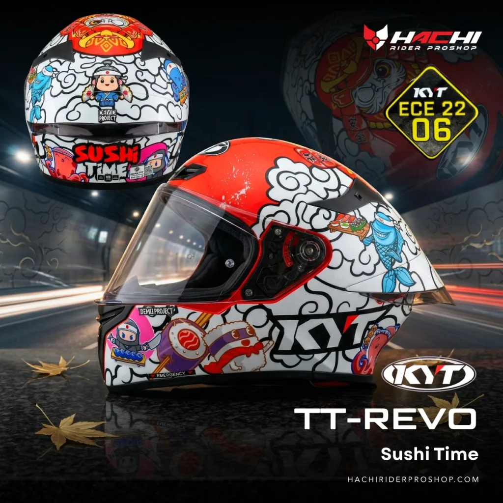 KYT TT REVO Sushi Time Featured image