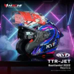 หมวกกันน็อคครึ่งใบ KYT TTR JET - Bastianini 2022 Replica