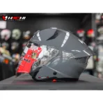 KYT TTR JET -  Plain Gray - Image 6