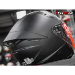 KYT TTR JET -  Plain Matt Black - Image 5