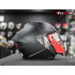 KYT TTR JET -  Plain Matt Black - Image 3