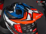 LS2 MX701 CARBON - Focus Blue/White/Red - Image 5
