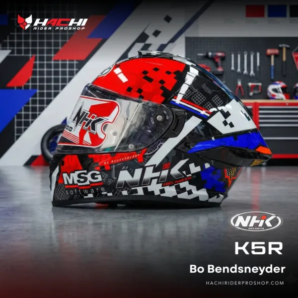 หมวกกันน็อคเต็มใบ NHK K5R - Bo Bendsneyder