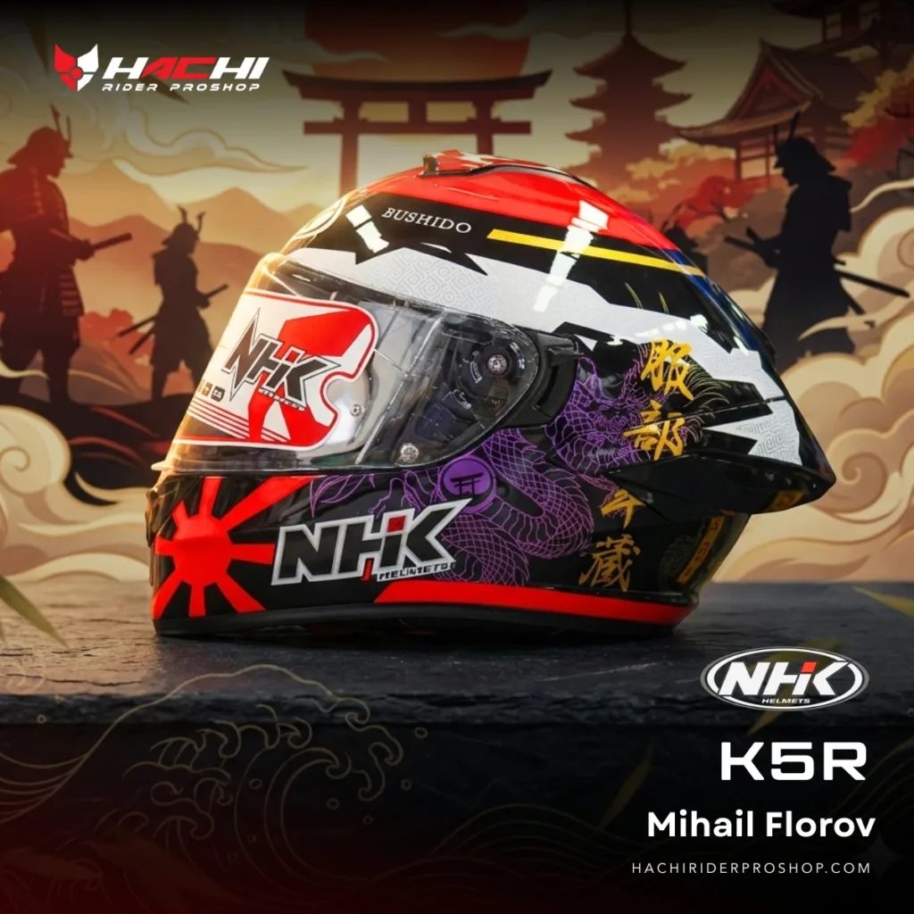 หมวกกันน็อคเต็มใบ NHK K5R - Mihail Florov