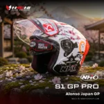 หมวกกันน็อคครึ่งใบ NHK S1 GP PRO - Alonso Japan GP